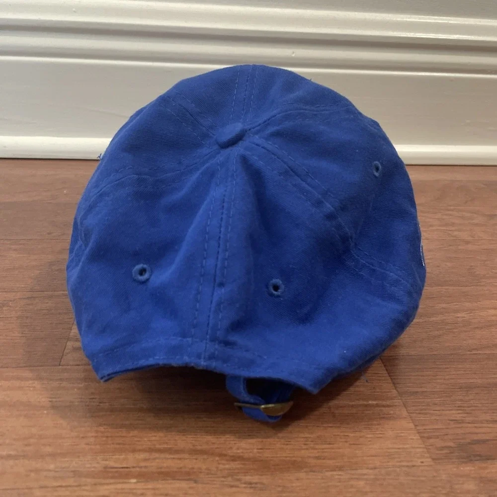 Titleist Spellout Logo 'The Frog' Blue Strapback Golf Hat